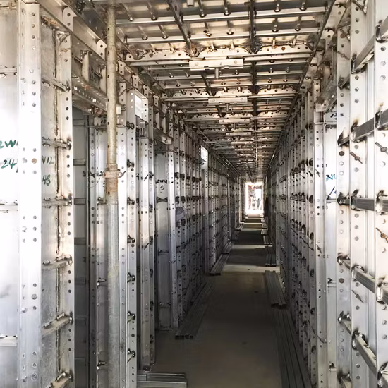 Bungalow Villa Nuovo sistema di profili per casseforme in alluminio per macchine per calcestruzzo