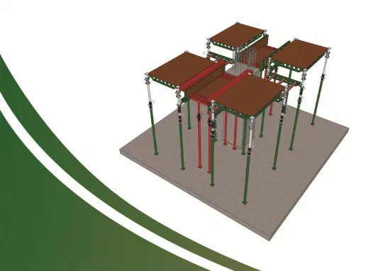 Forma di tavolo Casseforme in acciaio per costruzioni Casseforme verdi Casseforme da tavolo
