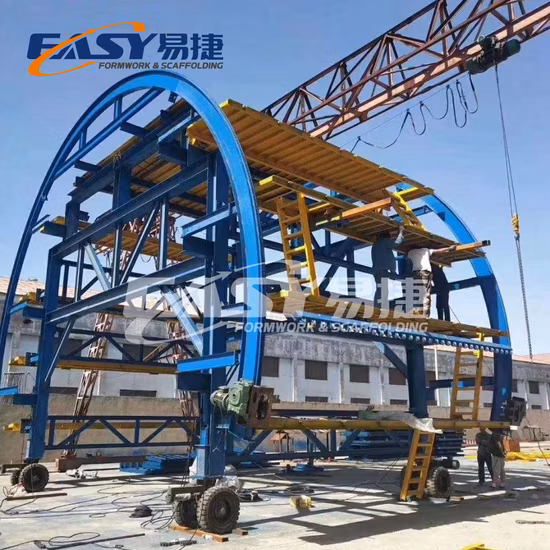 Armatura facile Materiale da costruzione Colonna di cemento Acciaio Alluminio Pannello in plastica Sistema di tunnel Accessori per cono di sostegno Lastra Cassaforma per telaio in acciaio per la costruzione